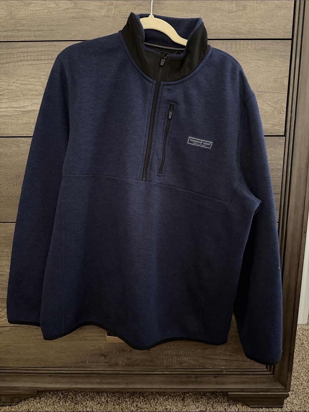 Vineyard Vines Navy Blue Half-Zip Pullover